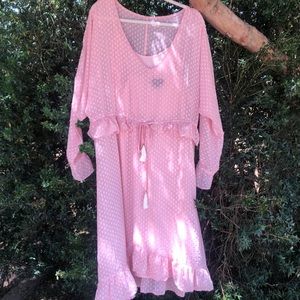 Pink light weight dress. Size 16w